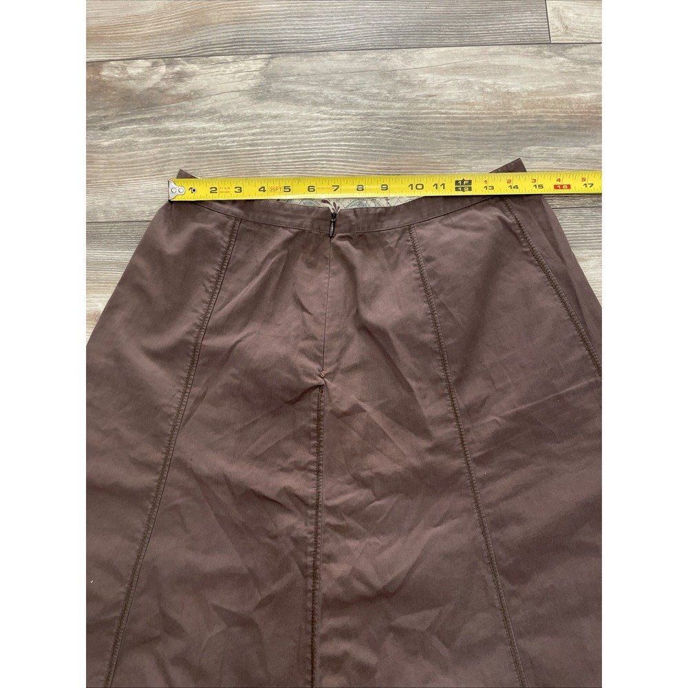 Horny Toad Womens Brown A-Line Skirt Size 8 Outdoor Hiking Travel Knee Length - Picture 5 of 6